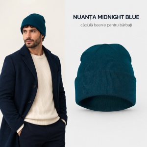Căciulă Bărbați Unisex tip Beanie, Călduroasă, Tricotată și Modernă – 315 - Img 17