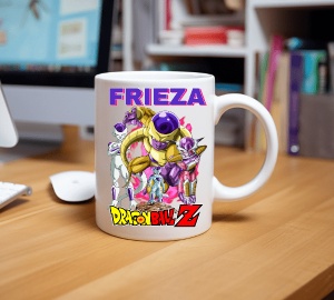 Cana alba pentru copii personalizata personajul Frieza Dragon Ball Z - cadou - Img 2
