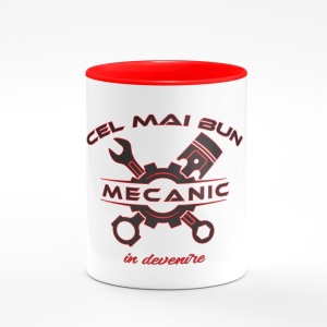 Cana alba personalizata cu mesajul - Cel mai bun Mecanic - Cadou - Img 2