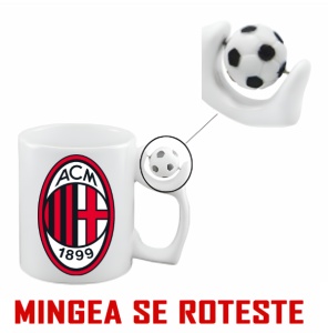 Cana antistres personalizată cu AC MILAN Italia - Img 2