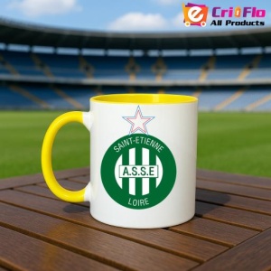 Cana AS Saint-etienne Franta , cu logoul stema echipei, Cadoul Perfect - Img 32