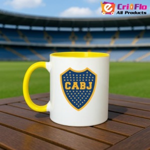 Cana Boca Juniors Argentina , cu logoul stema echipei, Cadoul Perfect - Img 32