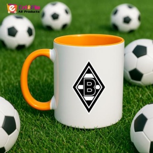 Cana Borussia Monchengladbach Germania , cu logoul stema echipei, Cadoul Perfect - Img 43