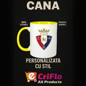 Cana CA Osasuna Spania , cu logoul stema echipei, Cadoul Perfect - Img 30