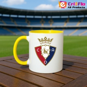 Cana CA Osasuna Spania , cu logoul stema echipei, Cadoul Perfect - Img 32