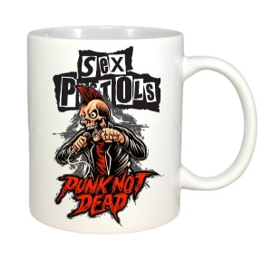 Cana cadou personalizata cu Formatia SEX PISTOLS (Punk Not Dead) - Img 2