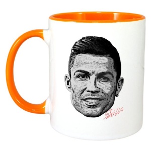 Cana cu fotbalistul Cristiano Ronaldo-Al-Nassr FC - Img 2