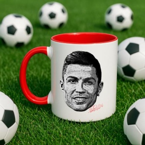 Cana cu fotbalistul Cristiano Ronaldo-Al-Nassr FC - Img 22