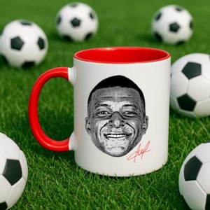 Cana cu fotbalistul Kylian Mbappe-Paris Saint-Germain PSG - Img 18