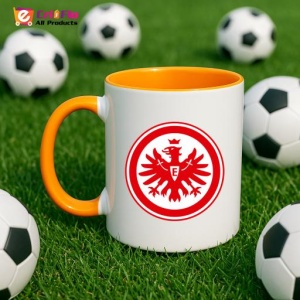 Cana Eintracht Frankfurt Germania , cu logoul stema echipei, Cadoul Perfect - Img 43