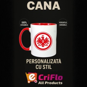 Cana Eintracht Frankfurt Germania , cu logoul stema echipei, Cadoul Perfect - Img 45