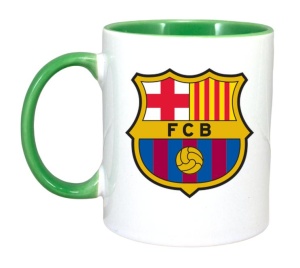 Cana FCB Spania , cu logoul stema echipei, Cadoul Perfect - Img 3