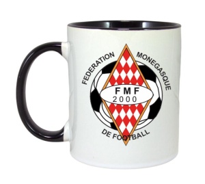 Cana Federation monegasque de football Monaco , cu logoul stema echipei, Cadoul Perfect - Img 6