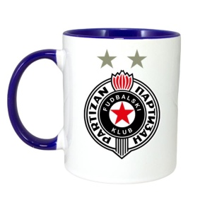 Cana FK Partizan Serbia , cu logoul stema echipei, Cadoul Perfect - Img 4