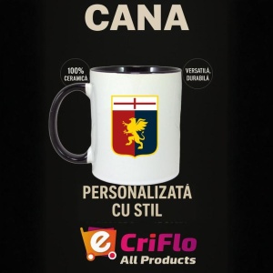 Cana Genoa CFC Italia , cu logoul stema echipei, Cadoul Perfect - Img 35