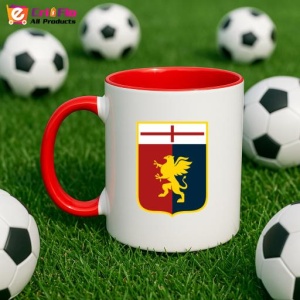 Cana Genoa CFC Italia , cu logoul stema echipei, Cadoul Perfect - Img 46