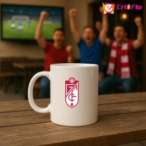 Cana Granada CF Spania , cu logoul stema echipei, Cadoul Perfect - Img 18