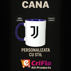 Cana Juventus FC Italia , cu logoul stema echipei, Cadoul Perfect - Img 25