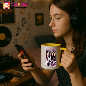 Cana K-POP cu formatia trupa KPOP BLACK PINK 602 - Img 30