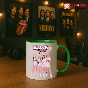 Cana K-POP cu formatia trupa KPOP BLACK PINK GIRL 595 - Img 20