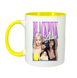 Cana K-POP cu formatia trupa KPOP BLACK PINK LISA 600 - Img 5