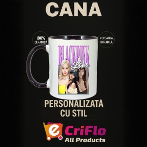 Cana K-POP cu formatia trupa KPOP BLACK PINK LISA 600 - Img 38