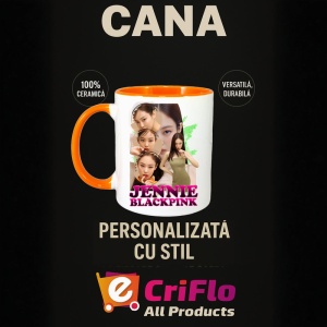 Cana K-POP cu formatia trupa KPOP BLACKPINK JENNIE 616 - Img 43