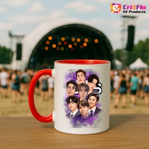 Cana K-POP cu formatia trupa KPOP BTS ARMY 632 - Img 45