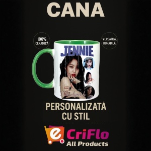Cana K-POP cu formatia trupa KPOP JENNIE KIM 672 - Img 23