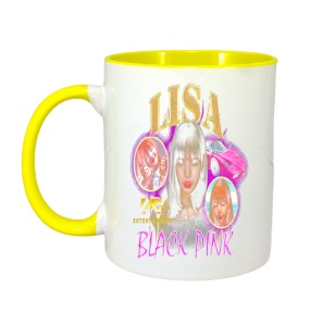 Cana K-POP cu formatia trupa KPOP LISA BLACK PINK 709 - Img 5