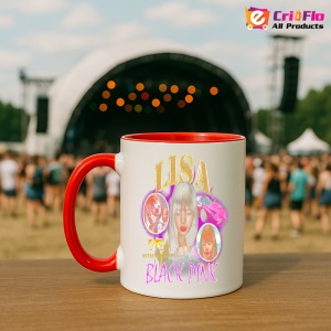 Cana K-POP cu formatia trupa KPOP LISA BLACK PINK 709 - Img 45