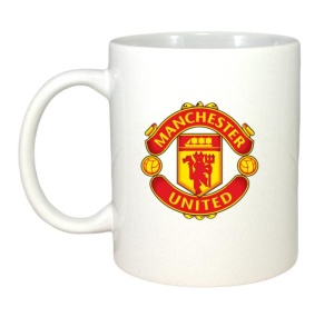 Cana Manchester United FC Anglia , cu logoul stema echipei, Cadoul Perfect - Img 2
