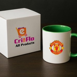 Cana Manchester United FC Anglia , cu logoul stema echipei, Cadoul Perfect - Img 19