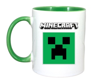 Cana Minecraft Ceeper cu Logo
