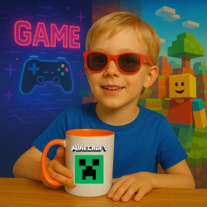 Cana Minecraft Ceeper cu Logo - Img 15