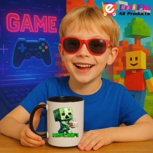 Cana Minecraft Creeper Cu Tort - Img 14
