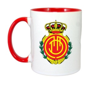 Cana Rcd mallorca Spania , cu logoul stema echipei, Cadoul Perfect - Img 8