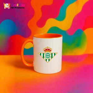 Cana Real Betis Spania , cu logoul stema echipei, Cadoul Perfect - Img 42