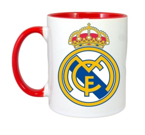Cana Real Madrid CF Spania , cu logoul stema echipei, Cadoul Perfect - Img 8
