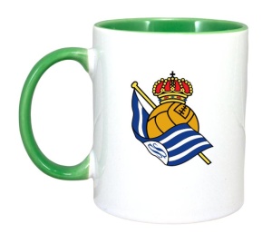 Cana Real Sociedad Spania , cu logoul stema echipei, Cadoul Perfect - Img 3