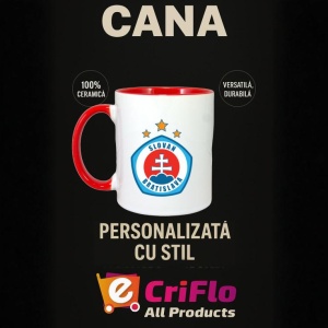Cana SK Slovan Bratislava Slovacia , cu logoul stema echipei, Cadoul Perfect - Img 45