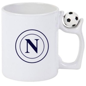 Cana SSC Napoli Italia , cu logoul stema echipei, Cadoul Perfect