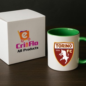 Cana Torino FC Italia , cu logoul stema echipei, Cadoul Perfect - Img 19