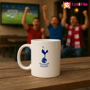 Cana Tottenham Hotspur Anglia , cu logoul stema echipei, Cadoul Perfect - Img 18