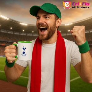 Cana Tottenham Hotspur Anglia , cu logoul stema echipei, Cadoul Perfect - Img 22