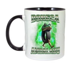 Cana Tralalero TraLaLa cu Boneca Ambalabu Brainrot Humor Meme - Img 6