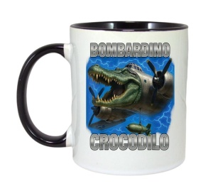 Cana Tralalero TraLaLa cu Italian Brainrot Bombardino Crocodilo Meme - Img 5