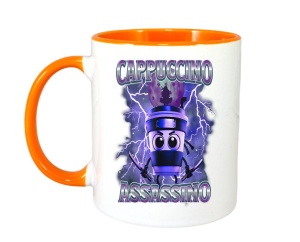 Cana Tralalero TraLaLa cu Italian Brainrot Cappuccino Assassino, Funny Cappuccino Meme - Img 6