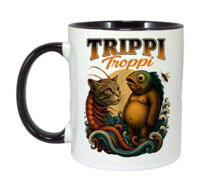 Cana Tralalero TraLaLa cu Trippi Troppi Italian Brainrot Meme cat fish or Bear fish - Img 5