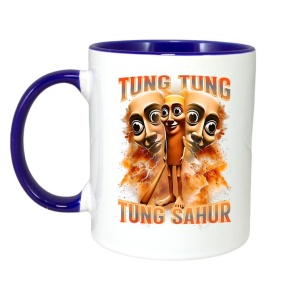 Cana Tralalero TraLaLa cu Tung Tung Tung Sahur - Italian Brainrot, Funny Baseball Bat - Img 4